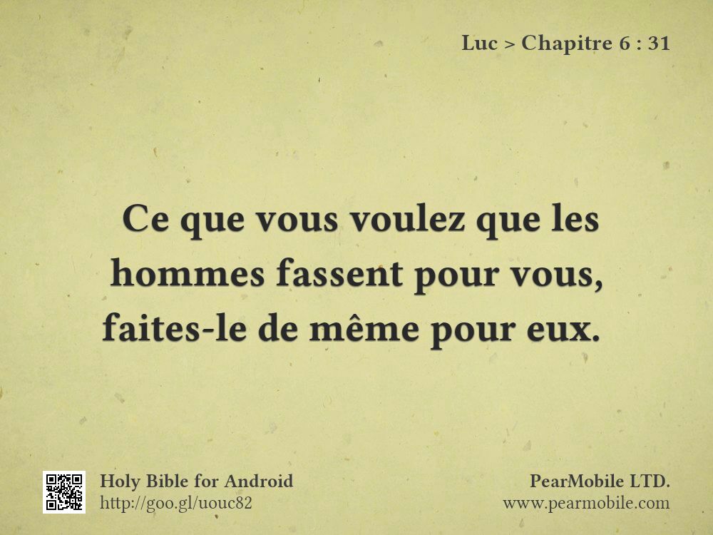 Luc, Chapitre 6:31